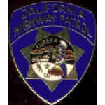 CHP CALIFORNIA HIGHWAY PATROL PATCH SM PIN